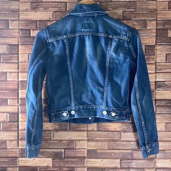 Womens XS Levi’s Stretch Denim Medium Wash Jacket - Picture 2 of 10